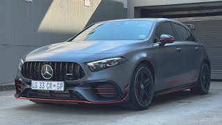 MercedesAMG A45s Review  20L engine Unreal Performance [upl. by Folger]