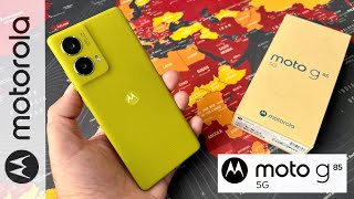 Motorola Moto G85 5G  Unboxing and HandsOn [upl. by Saitam]