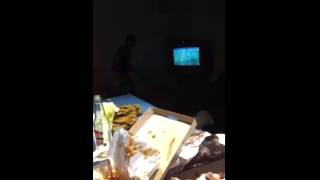 Cowboys fan destroys house [upl. by Bibeau]