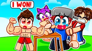 THIS KID IS SO STRONG NO ONE CAN BEAT HIM Roblox GYM STAR Simulator [upl. by Diego213]