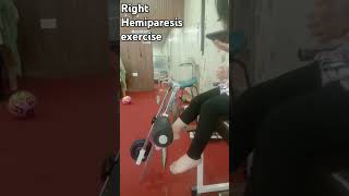 Right Hemiparesis exercise at HCPampR in jammu Call 7827663963 [upl. by Osnofedli]