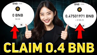 FREE BNB ■ Claim amp Withdraw Now no investment [upl. by Artemisa]