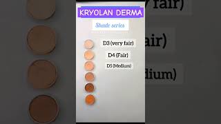 How to make kryolan derma shades😱😱shots makeup viralshort viralshorts [upl. by Addam]