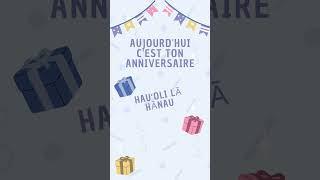 Aujourdhui cest ton anniversaire [upl. by Herwick]