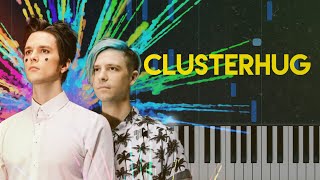 IDKHOW  Clusterhug  Piano Tutorial [upl. by Hatfield]