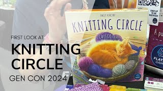 First Look at Knitting Circle  GenCon 2024 [upl. by Savart]