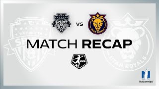 FULL HIGHLIGHTS  Washington Spirit vs Utah Royals FC [upl. by Lenhard475]