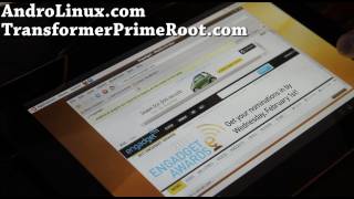 How to Install Ubuntu Linux on Transformer Prime Android Tablet [upl. by Htidirrem456]