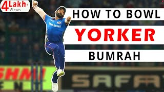 How to Bowl Yorker Like Bumrah  Yorker Tips and Tricks  CricketBio [upl. by Emorej489]