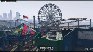 Intel Core i7 7700 amp Radeon RX 550 GTA 5 FPS test [upl. by Blondell]