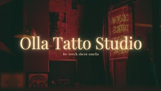 Dani effendi vlog l STUDIO OLLA TATTO RETOUCH SHEZU AMELIA [upl. by Ilak]