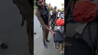 Bangla Biker vs Army shorts army [upl. by Eniarrol294]