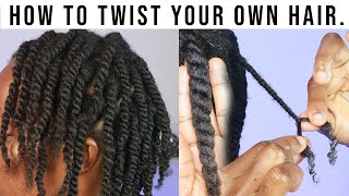 How To Two Strand Twist Men Fast Hair Growth Method [upl. by Yasmar]