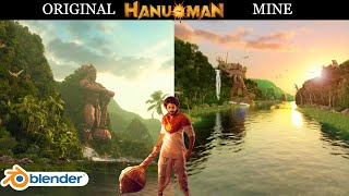 I Loved This scene From Hanuman Trailer So I Created My Own  Using VFX [upl. by Adar]