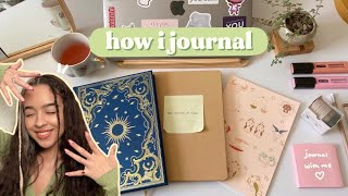 how i journal manifesting feelings amp reflections [upl. by Neenwahs]