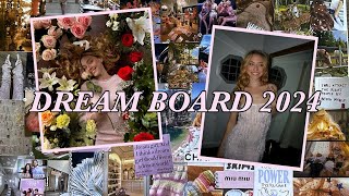 make my dream board with me ♡ 2024 [upl. by Kaete]