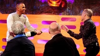 Lewis Hamilton sprays Graham with champagne  The Graham Norton Show  Series 13 Episode 4  BBC One [upl. by Zohar]