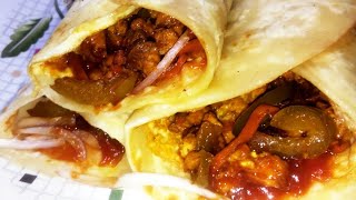 Chicken Rolls Recipe  Homemade chicken paratha Roll  Streetstyle At Home  Cooking with Sazia [upl. by Occir894]