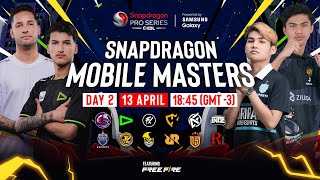 🔴 LIVE Snapdragon Mobile Masters 2024  Day 2  Free Fire [upl. by Patsis]