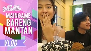 SALSHABILLA VLOG  RIBUT MAIN GAME BARENG MANTAN [upl. by Neelloc]