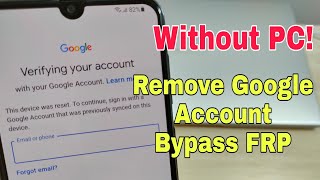 Without PC Samsung A30 SMA305FN Remove Google Account Bypass FRP [upl. by Fulbert]