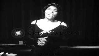 Marian Anderson sings three songs a 1951 concert [upl. by Mahau239]