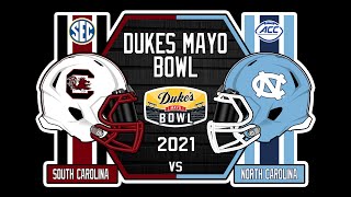 2021 Dukes Mayo Bowl North Carolina vs South Carolina [upl. by Yelsa135]