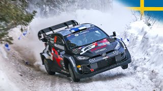 Best of WRC Rally Sweden 2024  Crashes Action and Raw Sound [upl. by Clarkson]