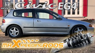 Combinés filetés sur la Civic  Maxpeedingrods [upl. by Comyns422]