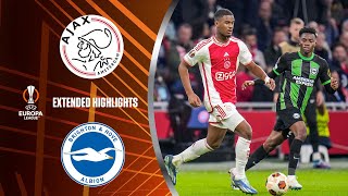 Ajax vs Brighton Extended Highlights  UEL Group Stage MD 4  CBS Sports Golazo [upl. by Antipus]