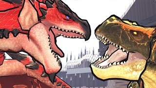 Brute Tigrex vs Rathalos Part 14  Animation [upl. by Ayotan]