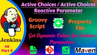 Active Choices Jenkins Parameters  Jenkins Parameters Dynamic Parameterization Using Groovy Script [upl. by Phyl]