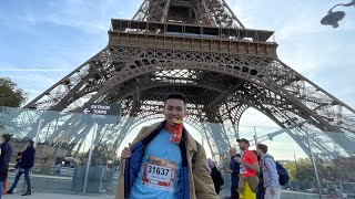 Half marathon in the heart of Paris  Tibetan Vlog [upl. by Pelagi]