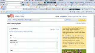 Hvordan man lægger en Video Ind på youtube Dansk Tutorial [upl. by Ticknor]