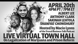 Marijuana Legalization amp Prison Reform Town Hall  42020 [upl. by Barina752]