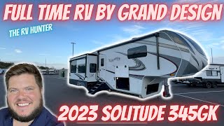 Full Time RV for a Couple 2023 Grand Design Solitude 345GK full [upl. by Haukom693]