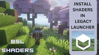 How to download and install shaders in Minecraft 1201 Java edition Legacy Launcher [upl. by Adnaugal]