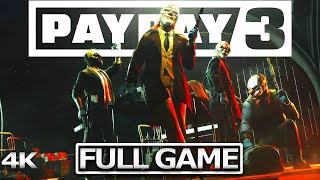 PAYDAY 3 Full Stealth Gameplay Walkthrough  No Commentary 【FULL GAME】4K 60FPS Ultra HD [upl. by Kerr61]