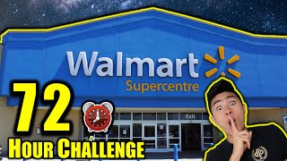 72 HOUR OVERNIGHT CHALLENGE IN WALMART [upl. by Katha]