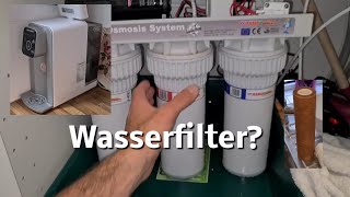 Trinkwasserfilter zuhause gesund Umkehrosmoseanlage  aquaglobal pure nino flexible  neue Filter [upl. by Shelburne369]