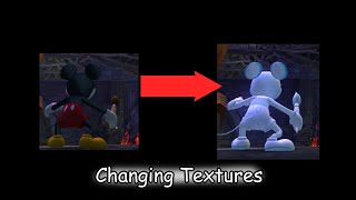 Epic Mickey Modding How to change textures in epic mickey [upl. by Attekal765]