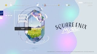 Square Enix Music quotShizukaquot Dynamic Free PS4 Theme [upl. by Yelyab]