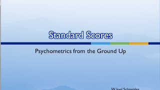 9 Standard Scores and Why We Need Them [upl. by Owena]