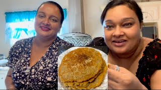 SHALINI MAKING TAWAH CASSAVA PONE GUYANESE STYLE [upl. by Nnhoj304]