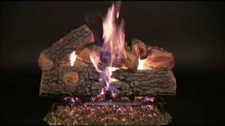 Rasmussen Evening Prestige Vented Gas Log Set [upl. by Anawait347]