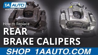 How to Replace Rear Brake Calipers On Any Car [upl. by Ueih]