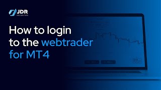 14 How to login to the webtrader for MT4 [upl. by Siulesoj486]