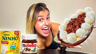 COMO FAZER OVO DE PÁSCOA DE NINHO COM NUTELLA [upl. by Preciosa]