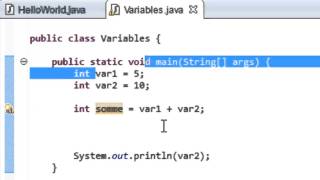 PROGRAMMER EN JAVA Débutant  7  Opérations arithmétiques sur les variables [upl. by Lutim679]