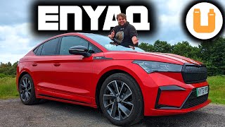 New 2024 Skoda Enyaq 85x Review  Better Than An IONIQ 5 [upl. by Marinelli]